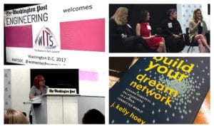 A collage of photos from the Women in Tech Summit DC